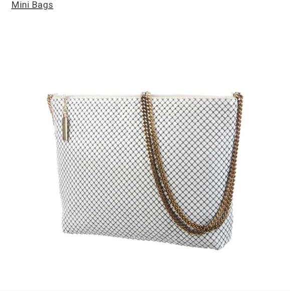 whiting and davis white mesh purse - Picture 4 of 6